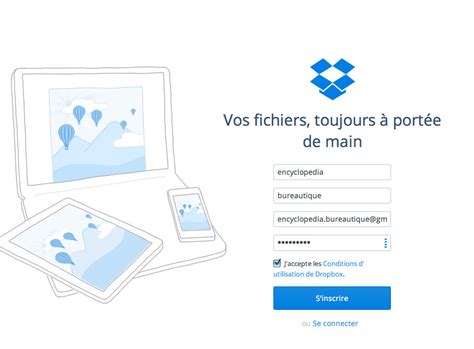 Dropbox Cr Ation Et Installation D Un Compte Gratuit