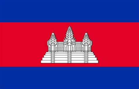 Cambodia Flag Color Codes - 2 Colors HEX, RGB & CMYK Palette