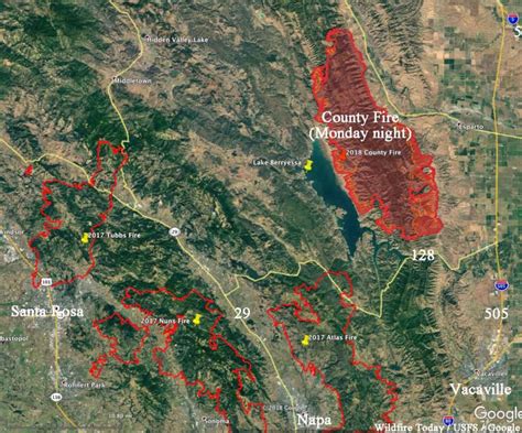 County Fire Expands To 70000 Acres Wildfire Today