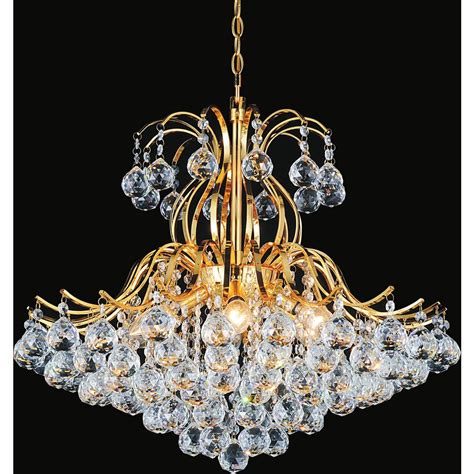 Cwi Lighting Gloria 3 Light French Gold Chandelier With Beige Shade