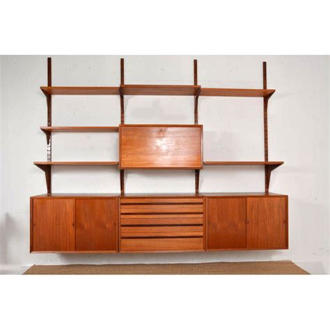 Modular Vintage Teak Shelving System By Poul Cadovius S