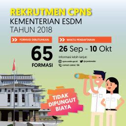 Kementerian Esdm Ri Media Center Arsip Berita Pendaftaran Cpns