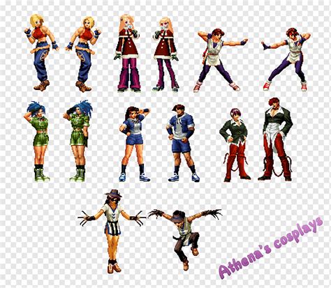 Athena Kyo Kusanagi Iori Yagami The King Of Fighters 2002 The King Of