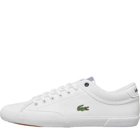 Buy Lacoste Mens Angha Trainers White/Navy