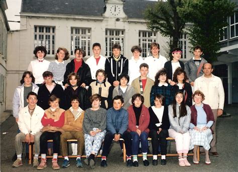 Photo De Classe Classe De 4éme Année Scolaire Sept 1983 Juin 1984 De