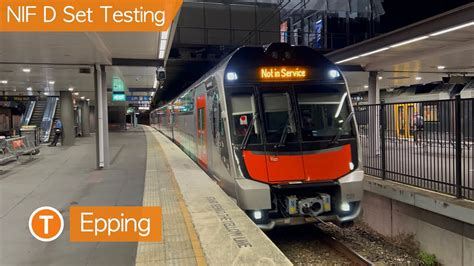 Transport For Sydney Vlog 584 NIF D Set Testing Epping Trainspotting