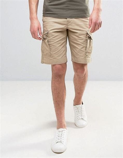 Cream Cargo Shorts ⋆ Best Fashion Blog For Men