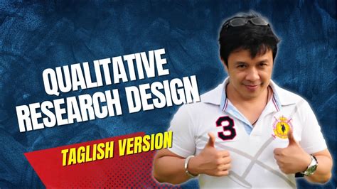 Qualitative Research Design Practical Research Series Youtube