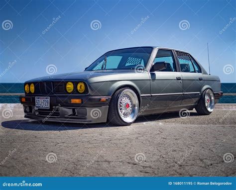 BMW 3 Series E30 Four-door Sedan Editorial Image - Image of automobile ...