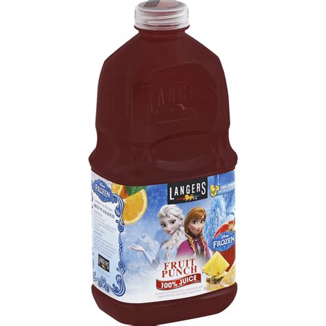 Langers 100 Juice Disney Frozen Fruit Punch Beverages Priceless