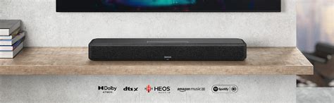 Denon Home 550 Sound Bar With Dolby Atmos Alexa And Heos Built In