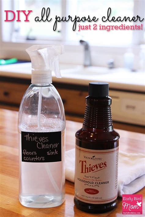 Diy Multi Purpose Cleaner With Essential Oils 1 If You Want To Add