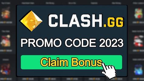 Clash GG Promo Code 2023 Clash GG Free Bonus Clash GG Case Opening