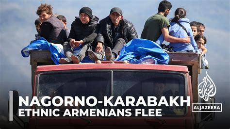 Tens Of Thousands Of Ethnic Armenians Flee Nagorno Karabakh Region