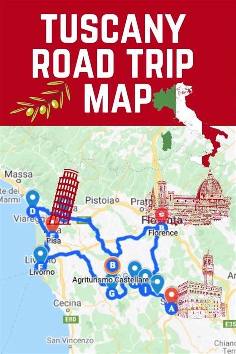 The Best Tuscany Road Trip Itinerary Map Tips Italy Road