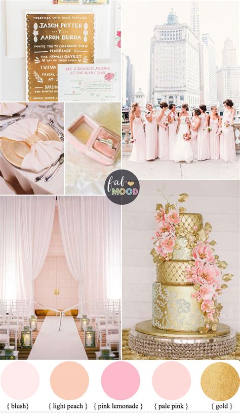 Hot Pink And Gold Wedding Theme