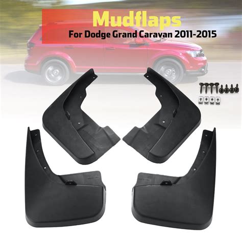 4 Pcs Frente Traseira Lama Flap Fender Splash Guarda Lamas Para Dodge