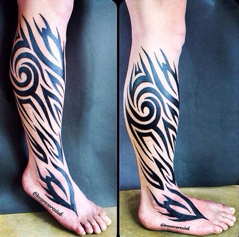 Tribal tattoo on leg Trible Tattoos For Men, Simple Tribal Tattoos ...