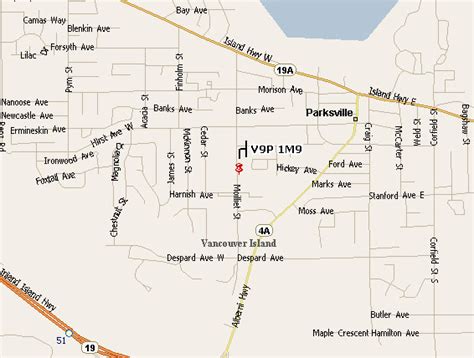 Parksville Map