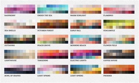 Pretty Procreate Colour Palettes