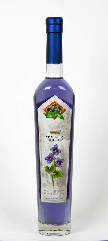 Violet Liqueur Sweet Violets Edible Flowers Liqueur