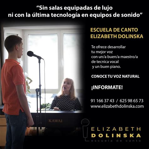 TÉcnica Vocal De Alto Nivel Elizabeth Dolinska Escuela De Canto