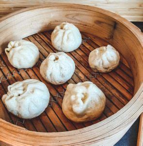 Baozi Dumplings Ged Mpfte Chinesische Teigtaschen