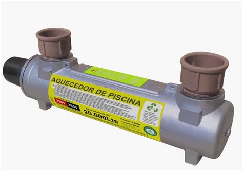 Aquecedor De Piscina Lts Manual Kw Compacto Parcelamento Sem Juros