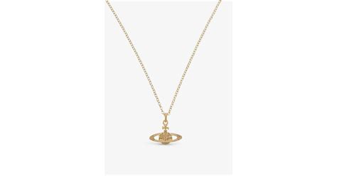 Vivienne Westwood Bas Relief Orb Mini Yellow Gold Toned Brass And