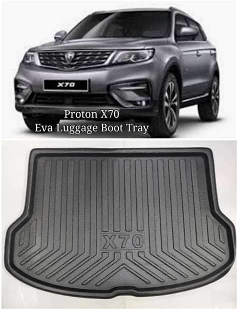 For PROTON X70 EVA Car Boot Tray Luggage Cargo Trunk Tray - Waterproof , Durable & Fitting ...