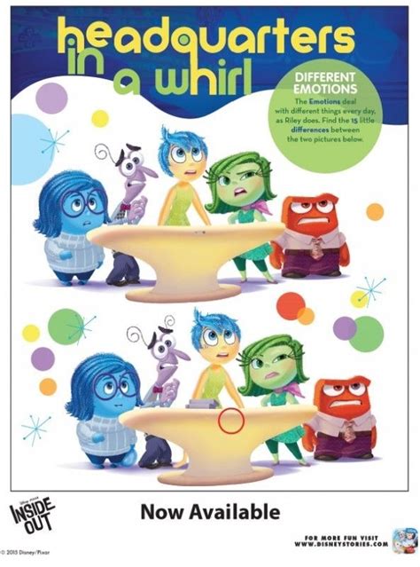 Inside Out Printable Activity Sheets And Games Printable Activities Inside Out Emotions