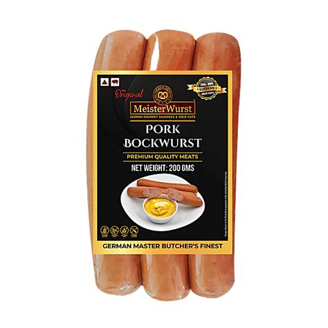 Buy Meisterwurst Pork Bockwurst Online At Best Price Of Rs Bigbasket