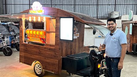 Puchka Stall On The Wheels Electronic Golgappa Stall On E Rickshaw