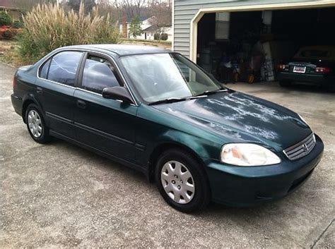 Find Used 1999 Honda Civic LX Sedan 4 Door 1 6L In Greenville South