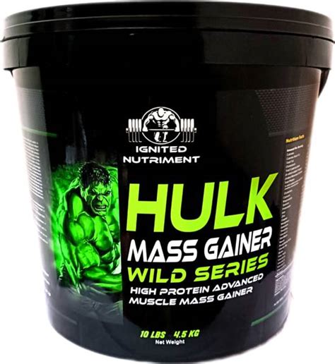 Ignited Nutriment Hulk Mass Gainer For Advance Muscles Mass Gain With