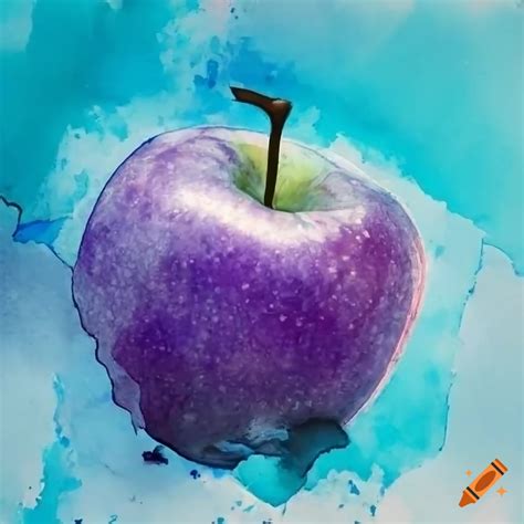 Abstract Painting Of An Apple In Various Colors On Craiyon