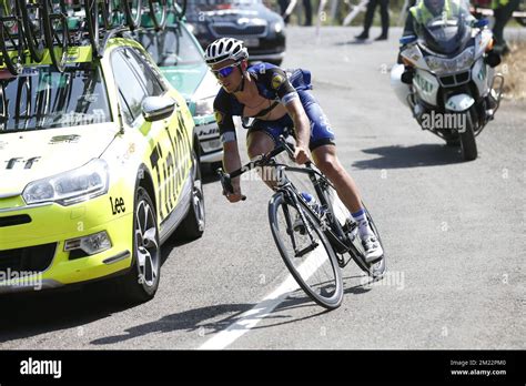 Belgian Yves Lampaert Of Team Etixx Quick Step Pictured In Action