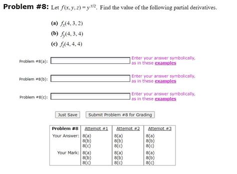 Solved Problem 8 Let Fxyzyxz Find The Value Of The