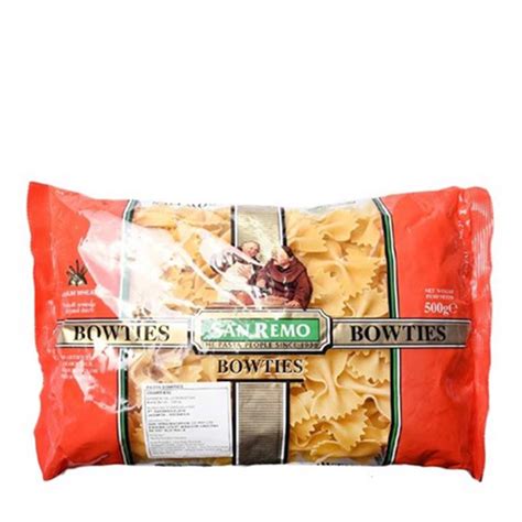 Jual San Remo Pasta Bowties 500gr Shopee Indonesia