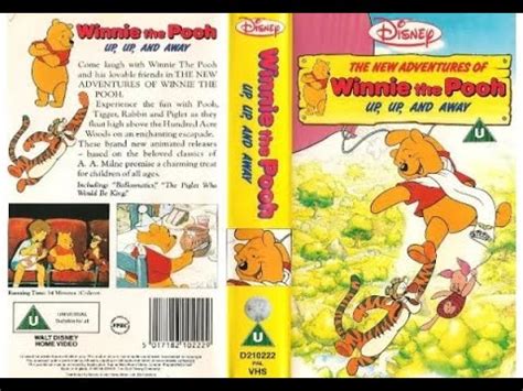 Original Vhs Opening And Closing To Winnie The Pooh Up Up And Away Uk