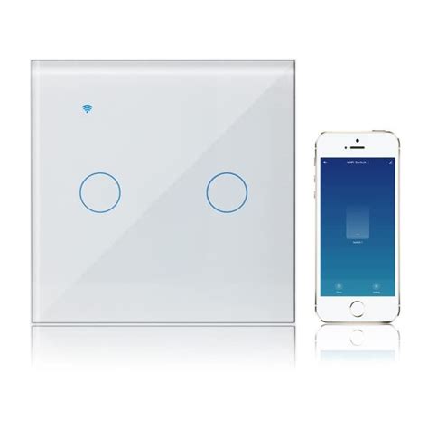 Ajw Wifi Interrupteur Tactile Connect Alexa Google Home Compatible