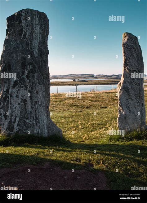 Callanish 1 Standing Stones Neolithic Stone Circle Callanish Isle Of