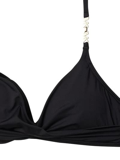 MICHAEL Michael Kors Bikini Oberteil In Triangel Form Schwarz Online