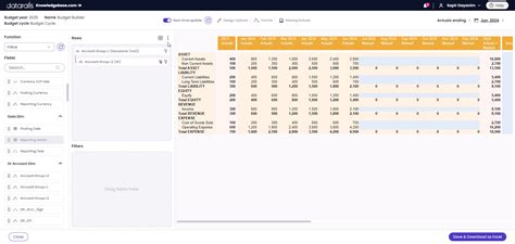 Budget Module Budget Builder Datarails