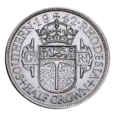 ½ Crown George VI Southern Rhodesia Numista