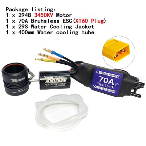 Kv Kv Kv Motor A Esc Water Cooling Jacket