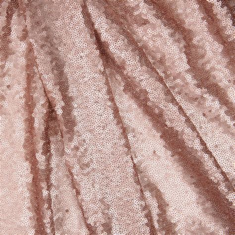 Rose Gold Overlapping Sequins Bloomsbury Square Dressmaking Fabric