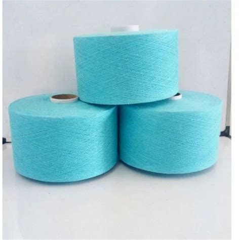 Sky Blue Dyed Cotton Yarn For Garments And Weaving At Rs Kilogram