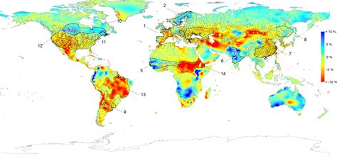 Esd Recent Changes Of Relative Humidity Regional Connections With