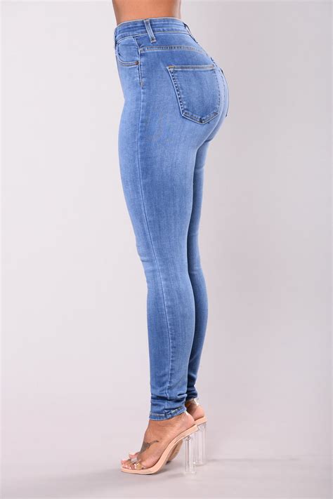 Precious Fit High Waisted Jean Medium Fashion Nova